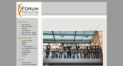 Desktop Screenshot of forumpersonal.at