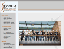 Tablet Screenshot of forumpersonal.at